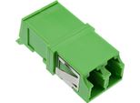 Inline® Accoppiamento In Fibra Ottica, Duplex Lc/Lc, Monomodale, Verde, Con Otturatore, Manicotto In Ceramica