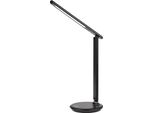 Luxula Lampada Da Tavolo Led LX700150, Dimmerabile, Funzione Cct, 9W, Nero