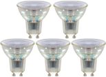Blulaxa Led-Smd-Lampe, PAR16, Eek: F, GU10, 4 W, 345 Lm, 2700 K, 5 StüCk