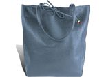 Shopper Blu Florence In Pelle D2OTM107B