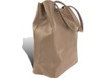 Shopper Taupe Beige Scuro Toscanto In Pelle D2OTTM107SN