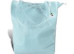 Borsa Shopper Florence Blu Chiaro In Pelle D2OTM107H