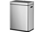 Eko - Portarifiuti Mirage Plus Sensor Recycler 30+30 Litri - Acciaio Inox Plastica - Acciaio Inox Opaco
