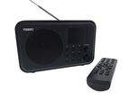 Maxxo Dab+ Internet Radio DT02 Con Bluetooth, Wlan, Sveglia, Custodia In Legno, Batteria Da 2000Mah, Fm/Dab+, Display A Colori, Portatile Con Telecomando