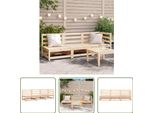 The Living Store Divano Da Giardino 3 Posti In Pino Massiccio