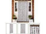 The Living Store Tenda Fly Marrone E Beige 100X200 Cm In Ciniglia