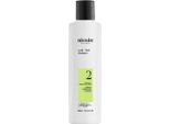 Nioxin Scalp + Hair System 2 Shampoo Di Pulizia Profonda Per Capelli Non Trattati E Visibilmente Diradati Con Biotina, Caffeina E Niacinamide 300Ml