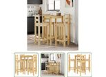 The Living Store Set Da Bar Da 5 Pezzi Set Da Bar In Pino Massiccio