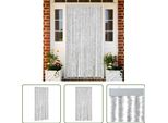 The Living Store Tenda Fly Grigio 90X220 Cm Ciniglia