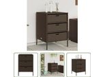 The Living Store Mobile Da Giardino Marrone 55X59X80 Cm Poly Rattan