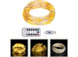 The Living Store Fata Led Con 300 Led Bianco Caldo 30 M