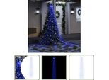 The Living Store Albero Di Natale Luminoso 320 Led Blu 375 Cm