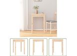 The Living Store Tavolo Da Pranzo 55X55X75 Cm In Legno Di Pino Massiccio