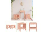 The Living Store Sgabello Da Giardino 2 Pz. 40X36X45 Cm In Legno Massiccio Di Abete Douglas