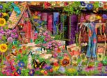 Puzzle Dell'uccellino Azzurro Il Giardino Degli Spaventapasseri - 2000 Teile Garten