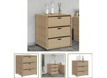 The Living Store Gartenenschrank Beige 55X59X69 Cm Poly Rattan