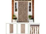 The Living Store Tenda Fly Beige E Marrone Scuro 90X200 Cm In Ciniglia
