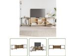 The Living Store Mobile Tv Rovere Sonoma 203X37X50 Cm Materiale Legno