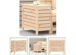 The Living Store Sgabello Da Giardino 62X31,5X52 Cm In Legno Di Pino Massiccio