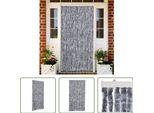 The Living Store Tenda Fly Argento 100X230 Cm Ciniglia