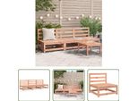 The Living Store Divani Da Giardino Senza Braccioli 3 Pezzi 70X70X67 Cm Legno Di Abete Douglas