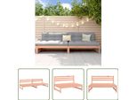 The Living Store Divano Da Giardino 2 Pezzi 120X80 Cm In Legno Massiccio Di Abete Douglas