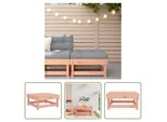 The Living Store Sgabello Da Giardino In Legno Massiccio Di Abete Douglas