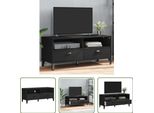 The Living Store Scarpiera Viken Nero Materiale A Base Di Legno
