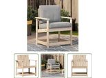 The Living Store Sedia Da Giardino 62X56X77 Cm In Legno Di Pino Massiccio