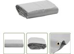 The Living Store Abdeckplane Grau 5X8 M 650 G/M²
