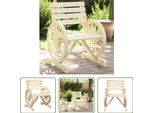 Sedia Da Giardino The Living Store 58X58X78,5 Cm In Legno Massiccio Di Abete