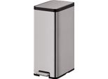Eko - Cestino A Pedale Ecomaid Da 45 Litri - Acciaio Inox Plastica - Acciaio Inox Grigio Opaco