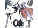 Rosfix Pistola A Spruzzo Airless Per Professionisti | Con Ugello 517 E Copriugello | 3000 Psi | Attacco Da 1/4" | Compatibile Con Graco, Wagner"