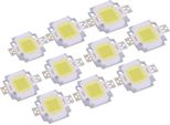 10 Pezzi Led Smd Chip Cob Dc 9-10V Da 10W Per Lampade, Proiettori, Lampadine, Alta Potenza, Bianco Freddo