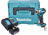 Avvitatore A Impulsi A Batteria Makita Dtd 173 ST1J 18 V 180 Nm 1/4" Brushless + 1X Batteria Ricaricabile 5,0 Ah + Caricabatterie + Makpac"
