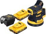 Levigatrice Rotorbitale A Batteria Dewalt Dcw 210 D2 18 V 125 Mm Brushless + 2X Batteria Ricaricabile 2,0 Ah + Caricabatterie