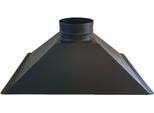 Cofano Estrattore Per Barbecue L 100 X P 65 X H 32 Cm Uscita Fumi 25 Cm
