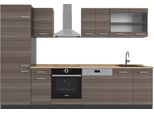 Vicco Cucina Componibile R-Line, 300 Cm , Pl Rovere, Grigio Nobile/Antracite