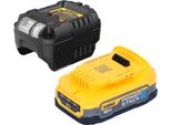 Dewalt Dcb 1102 E1 Battery Starter Set 18 V Con 1X Batteria Powerstack 1,7 Ah + Caricatore Dcb 1102