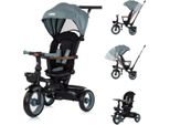 Triciclo Chipolino, Triciclo Urban Manubrio Con Luce, Sedile Pieghevole E Girevole, Cestino Verde