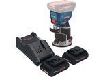Bosch Gkf 18V-8 Posa Professionale Per Bordi A Batteria 18 V 8,0 Mm Senza Spazzole + 2X Batteria Procore 4,0 Ah + Caricabatteria