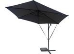 Home Deluxe Ombrellone A Sbalzo Con Copertura Solana - Antracite | Ombrellone A Sbalzo, Ombrellone Con Manovella, Ombrellone Inclinabile,