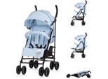 Chipolino Carrozzina Milano Fino A 22 Kg, Schienale Regolabile, Pieghevole Blu