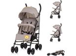 Chipolino Carrozzina Milano Fino A 22 Kg, Schienale Regolabile, Pieghevole Grigio Chiaro