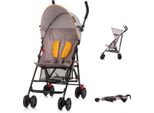 Chipolino Passeggino Amaya Buggy Cappottina Parasole Regolabile, Pieghevole, Cestino Beige