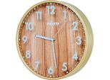 Peweta 55210311 Peweta Funkwanduhr Braun Holz, Ø 30,0 Cm