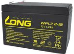 Accumulatore Kung Long WPL7.2-12-M/F2, 12 V- / 7,2 Ah