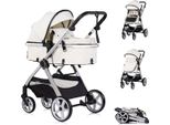 Chipolino 2 In 1 Vista Con Borsa Fasciatoio, Copripiedi, Cestino, Imbracatura Bianco