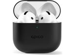 Custodia In Silicone Epico Per Airpods 4 - Nero