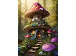 Puzzle Alipson Underwood Mushroom House 500 Pezzi Giocattolo